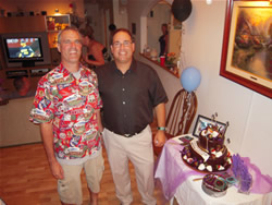 Mark and Scott at Kaulene's 40th surprise party